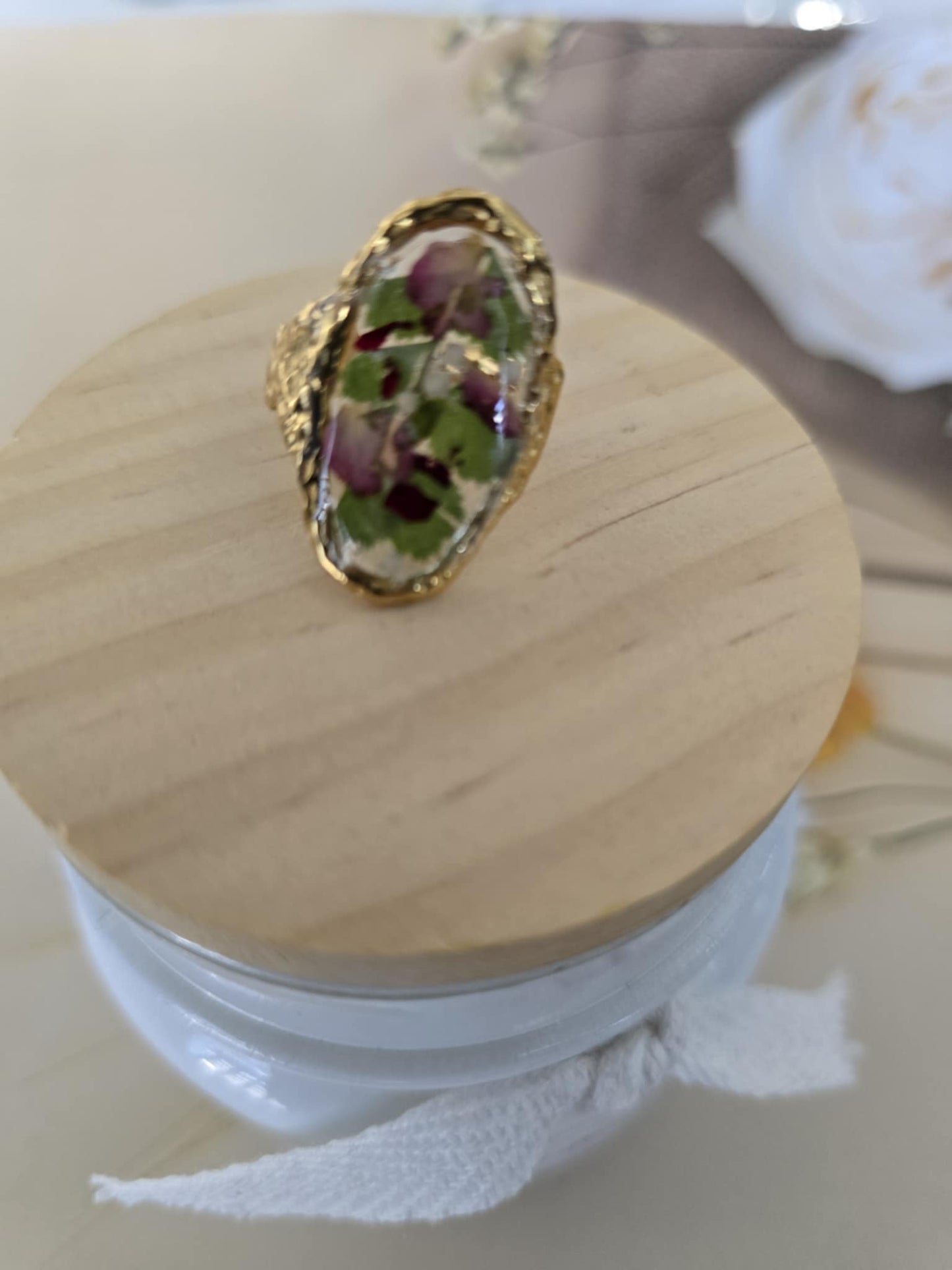 Bague ajustable l'art de vivre