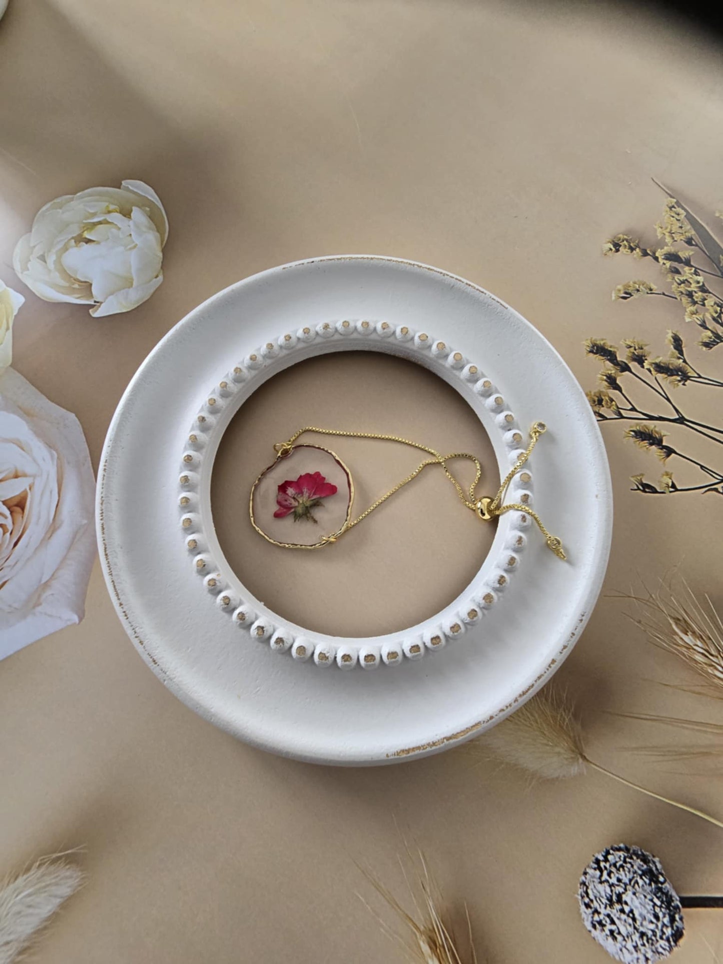 Bracelet ajustable floral romance