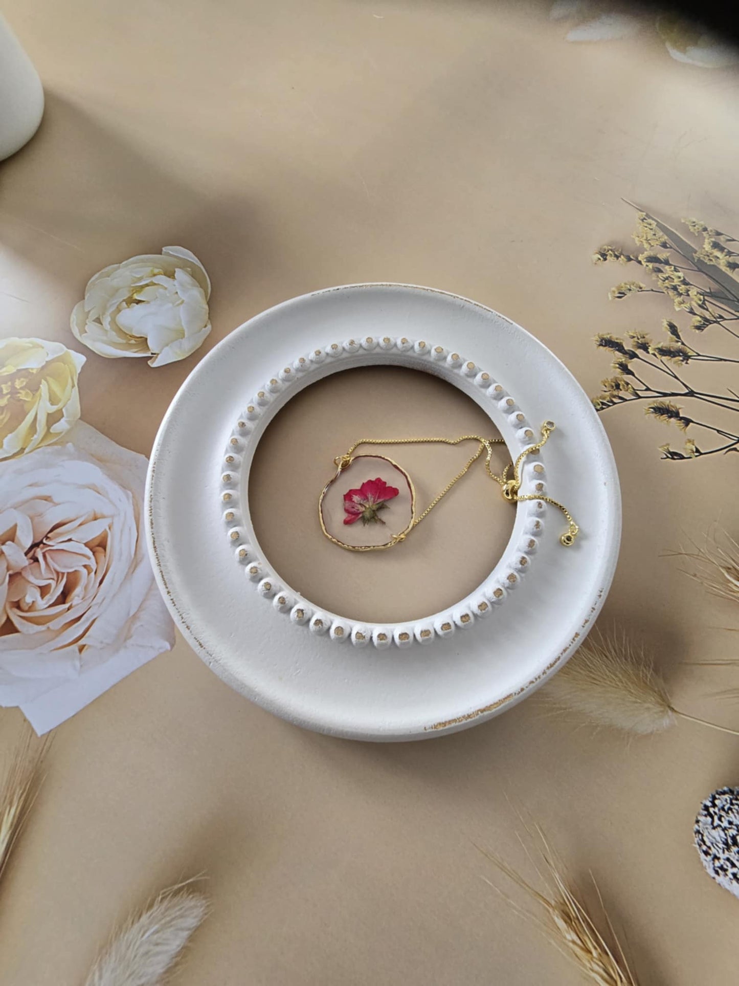 Bracelet ajustable floral romance
