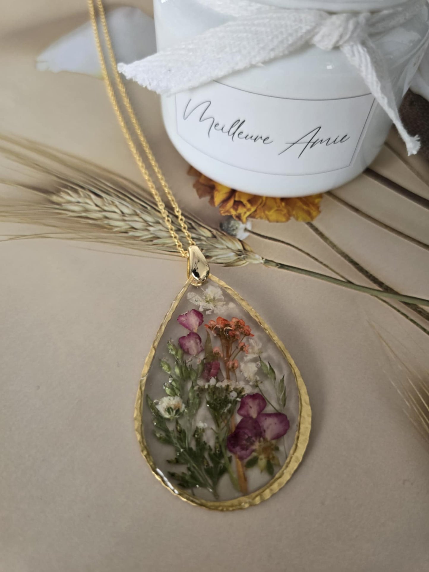 Pendentif floral petite merveille
